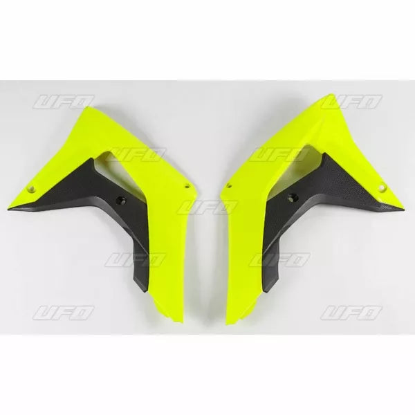 Radiator Covers Crf450 17-20 Flo Yel Ho04682#Dflu