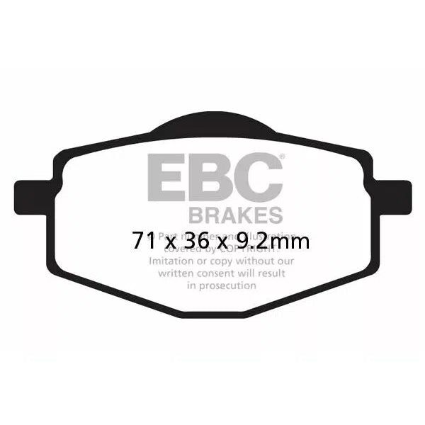 Brake Pad Sfac Series Carbon Fiber Scooter SFAC086