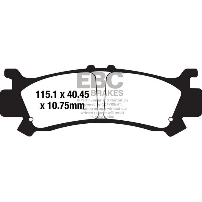 Brake Pad Tt-Series Carbon Offroad FA701TT