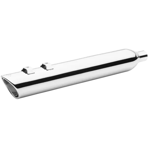 Muffler 4" Twins Chrome Flh