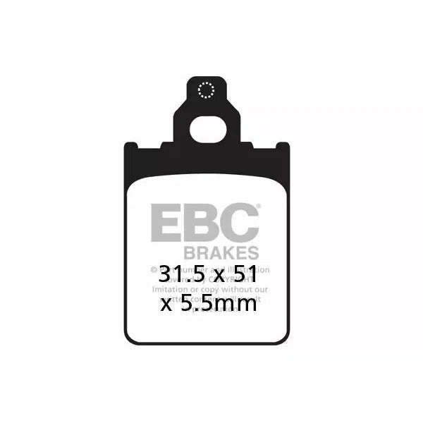 Brake Pad Sfac Series Carbon Fiber Scooter SFAC181