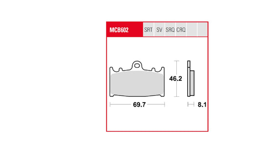 BRAKE PAD TRW