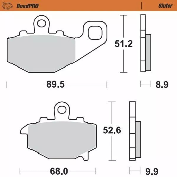 Brake Pad Sinter Rear 403702