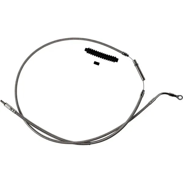 Clutch Cable Stnls Braid +