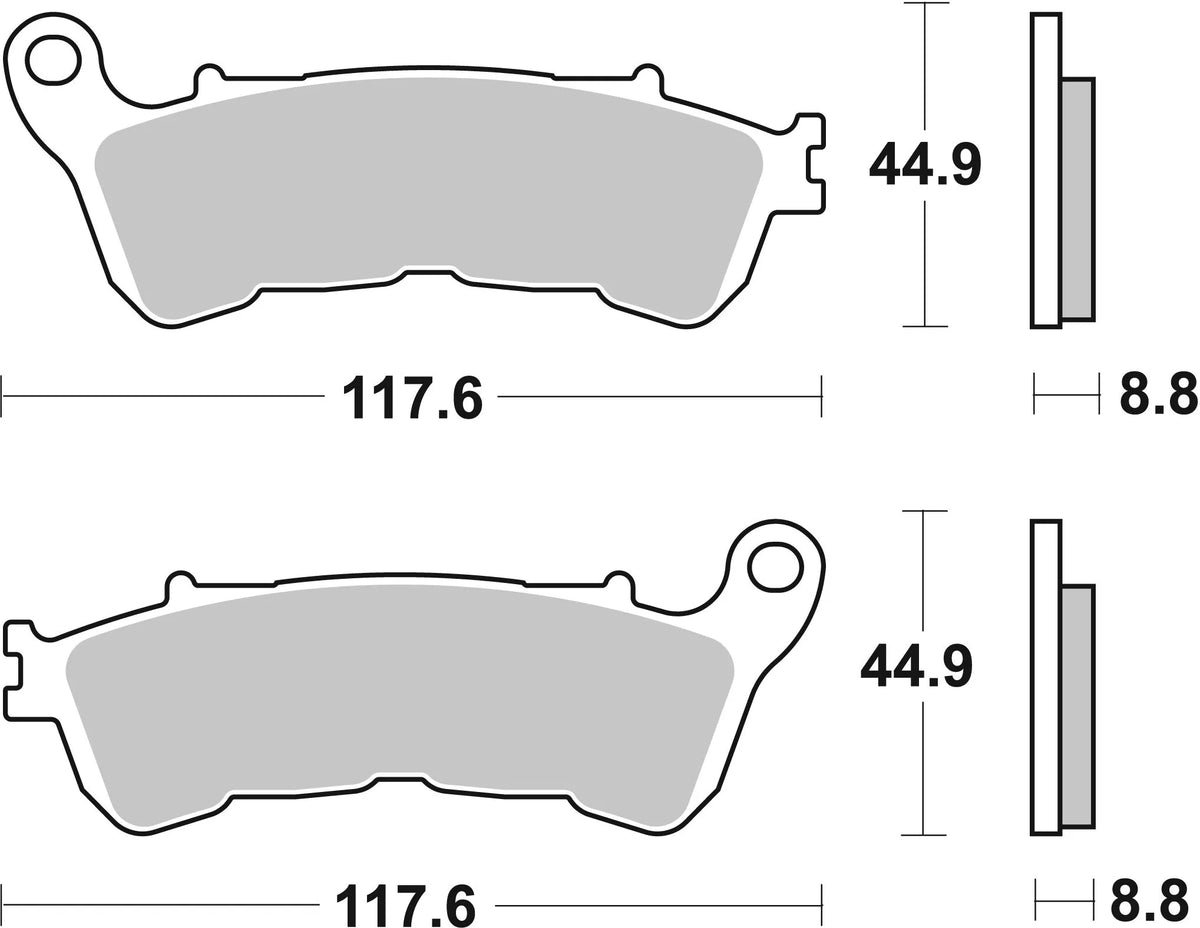 BRAKE PAD CAR/CER SCOOT