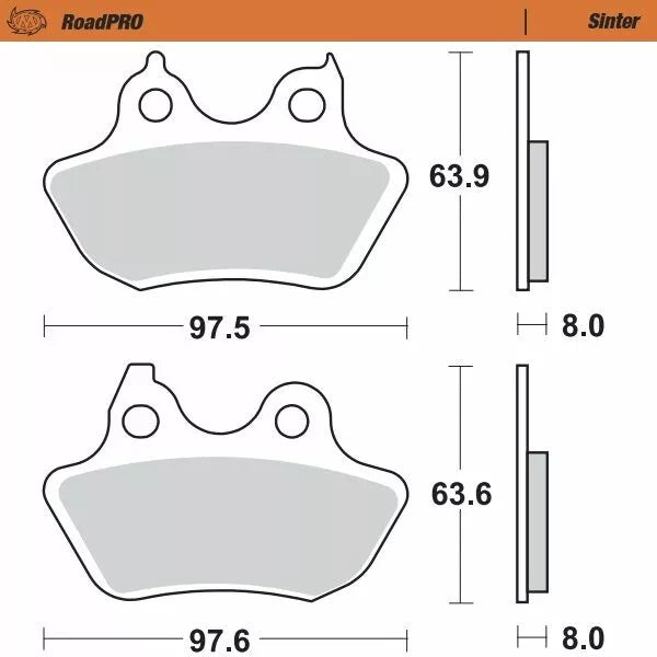 Brake Pad Sinter Rear 412002