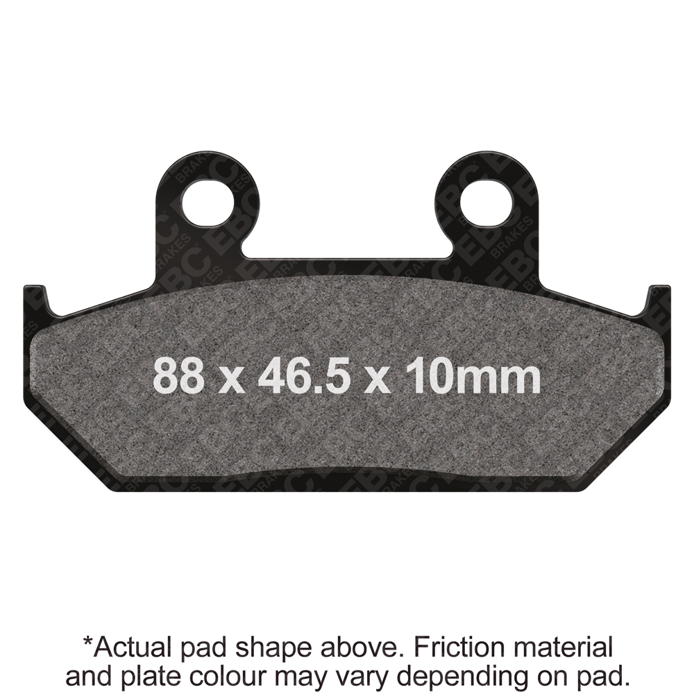 Brake Pad Fa-V Series Sintered Metal/Organic Compound FA124/2V