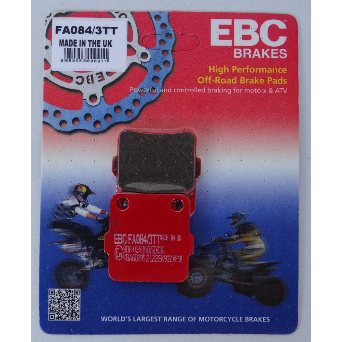 Brake Pad Fa-Tt Series Carbon Fiber Offroad FA084/3TT