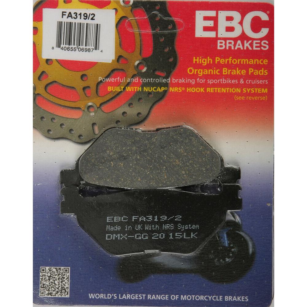 Brake Pad Fa Series Organic FA319/2