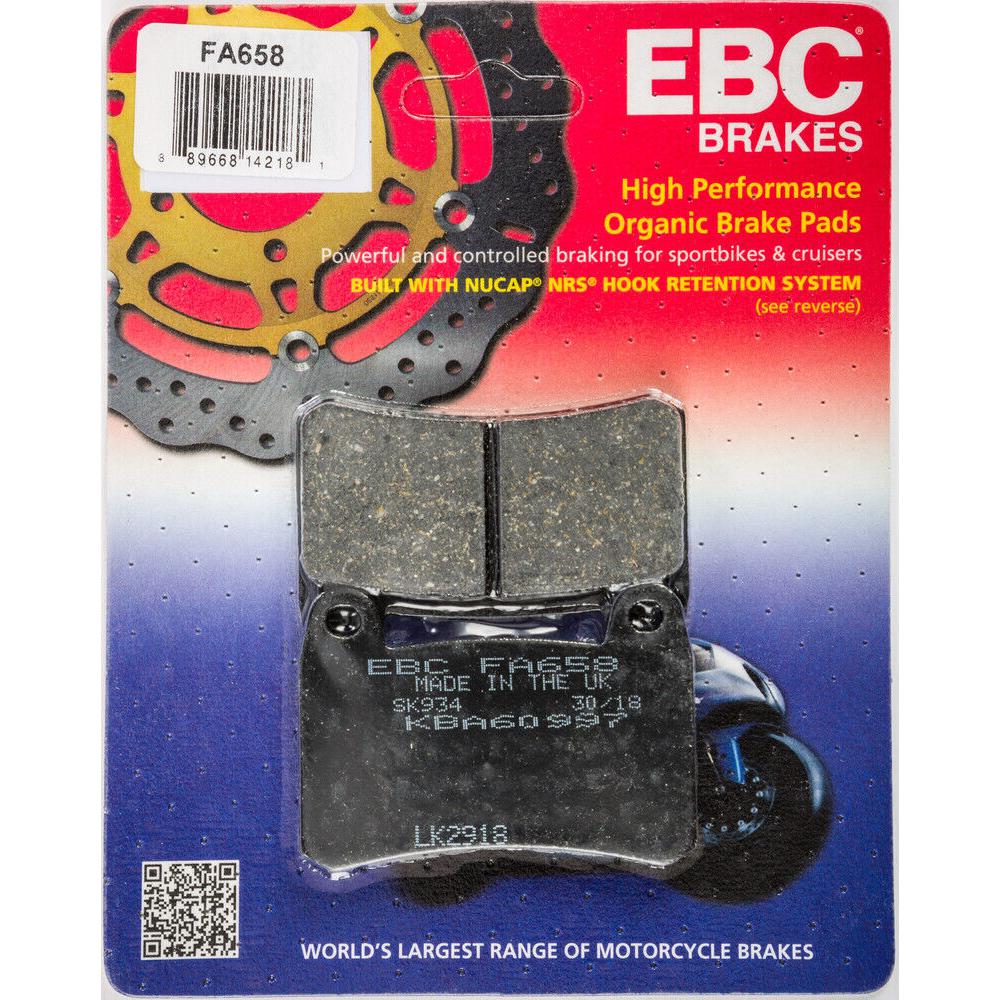 Brake Pad Fa-Series Organic FA658