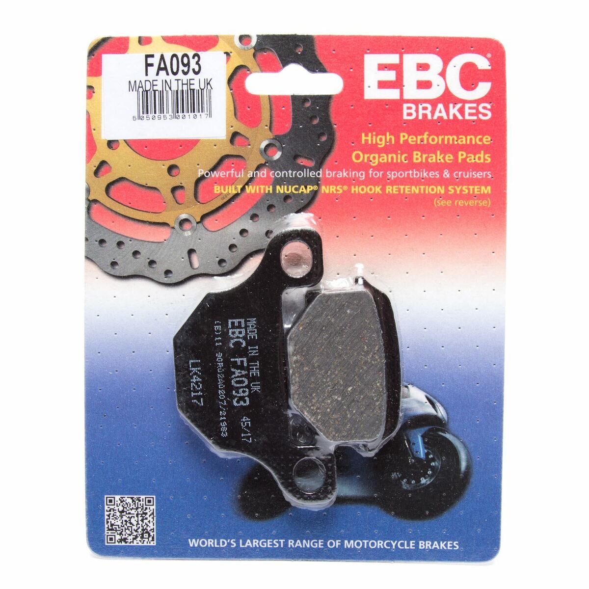 Brake Pad Fa Series Organic FA093