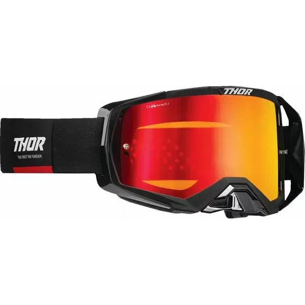 Activate Goggle Black/Red Mirrored