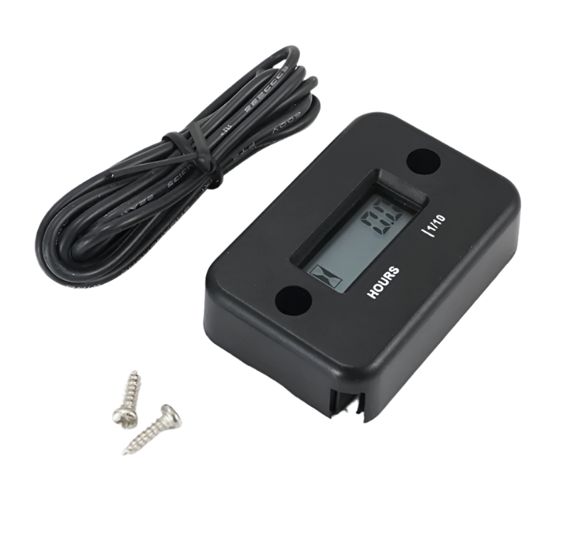 Universal Hour Meter Black