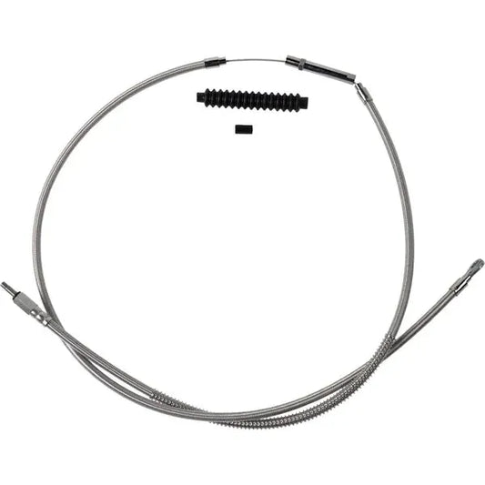 Clutch Cable  Stnls Braid +