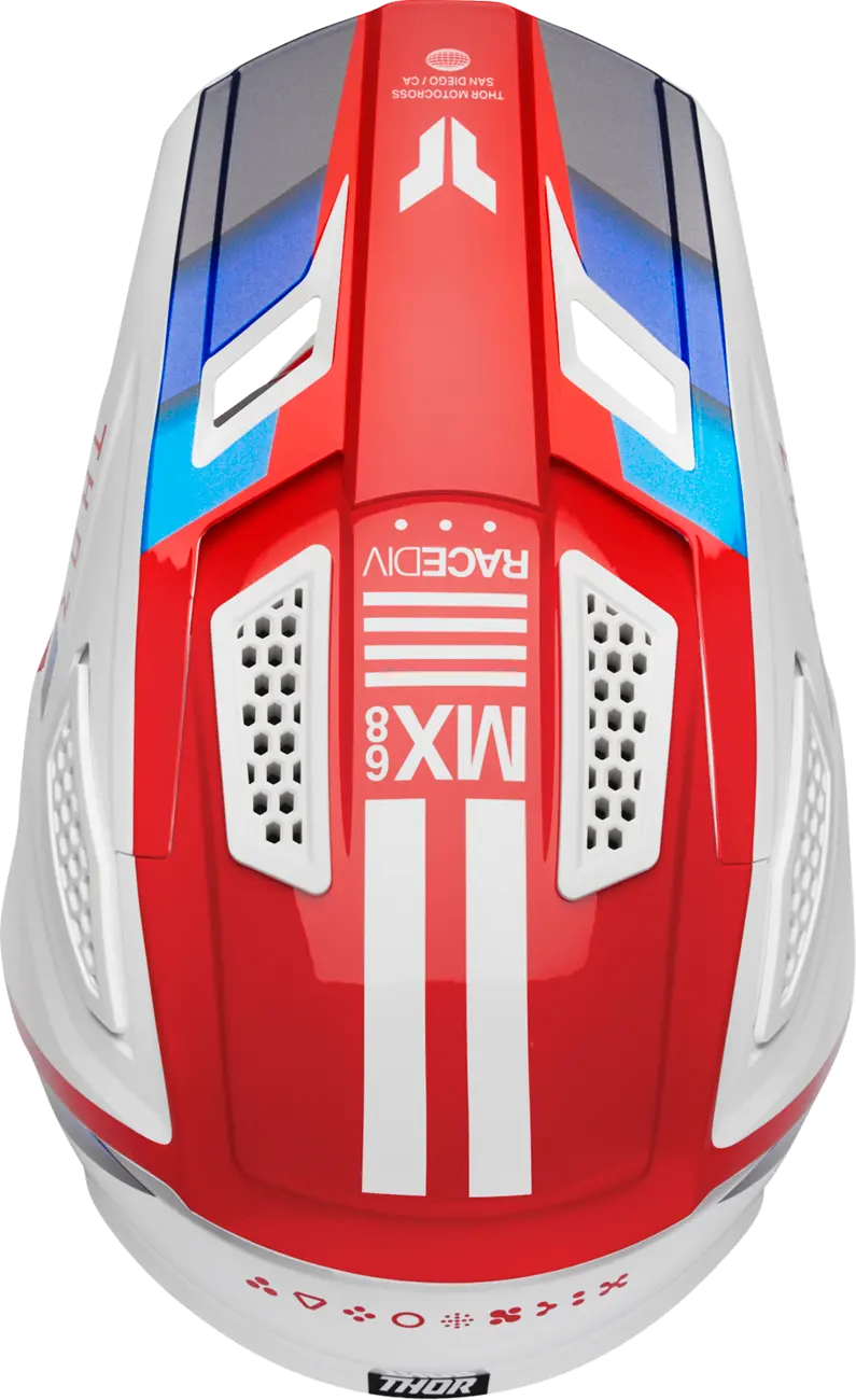 HELMET FLEET DEFY WH/RD/BL MD