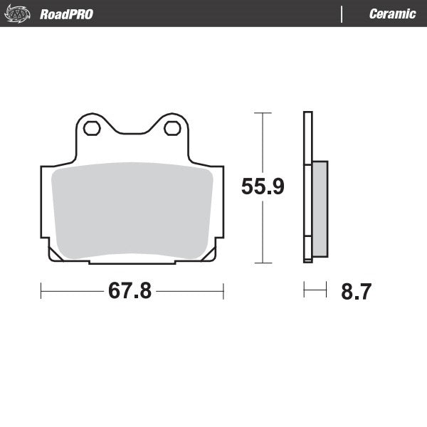Brake Pad Ceramic 408504