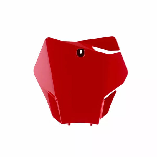 Plate# Frt Gasgas 21- Red 8668100003