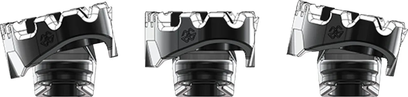 HONDA TECH-X ENDURO FOOT PEG SET RIDER BLACK