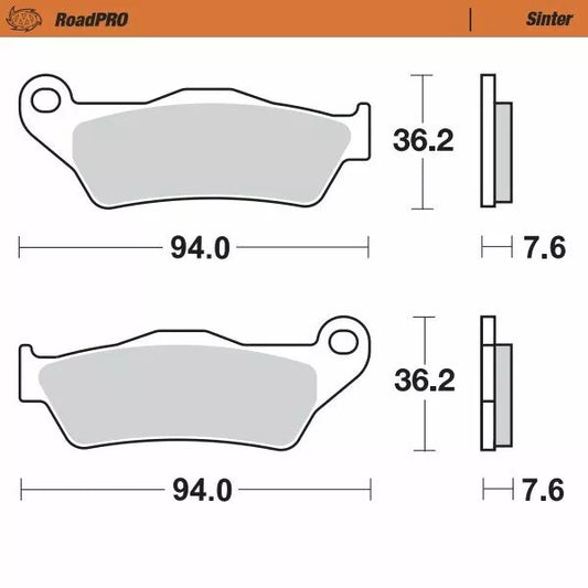 Brake Pad Sinter Rear 403202