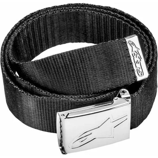 Ageless Web Belt Black/Chrome