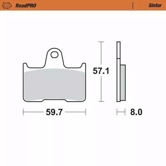 Brake Pad Sinter Rear 404402