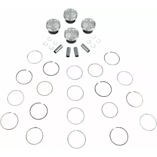 Piston Kit R6 4V Domed Ck159