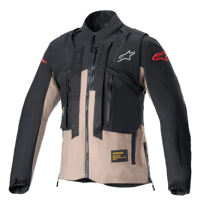 JACKET TECHDURA BLK/BR M
