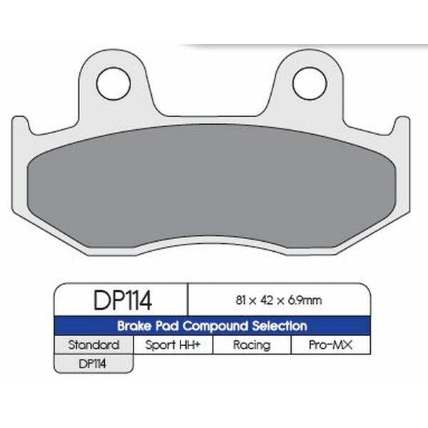 Brake Pad Hon Dp114