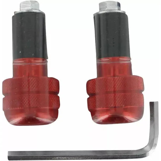 Anti-Vibratn Bar End Red 15-6006