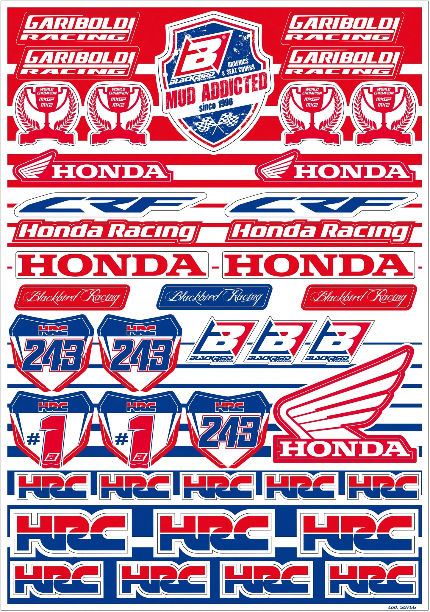 DECAL LOGO KIT GAR PVC