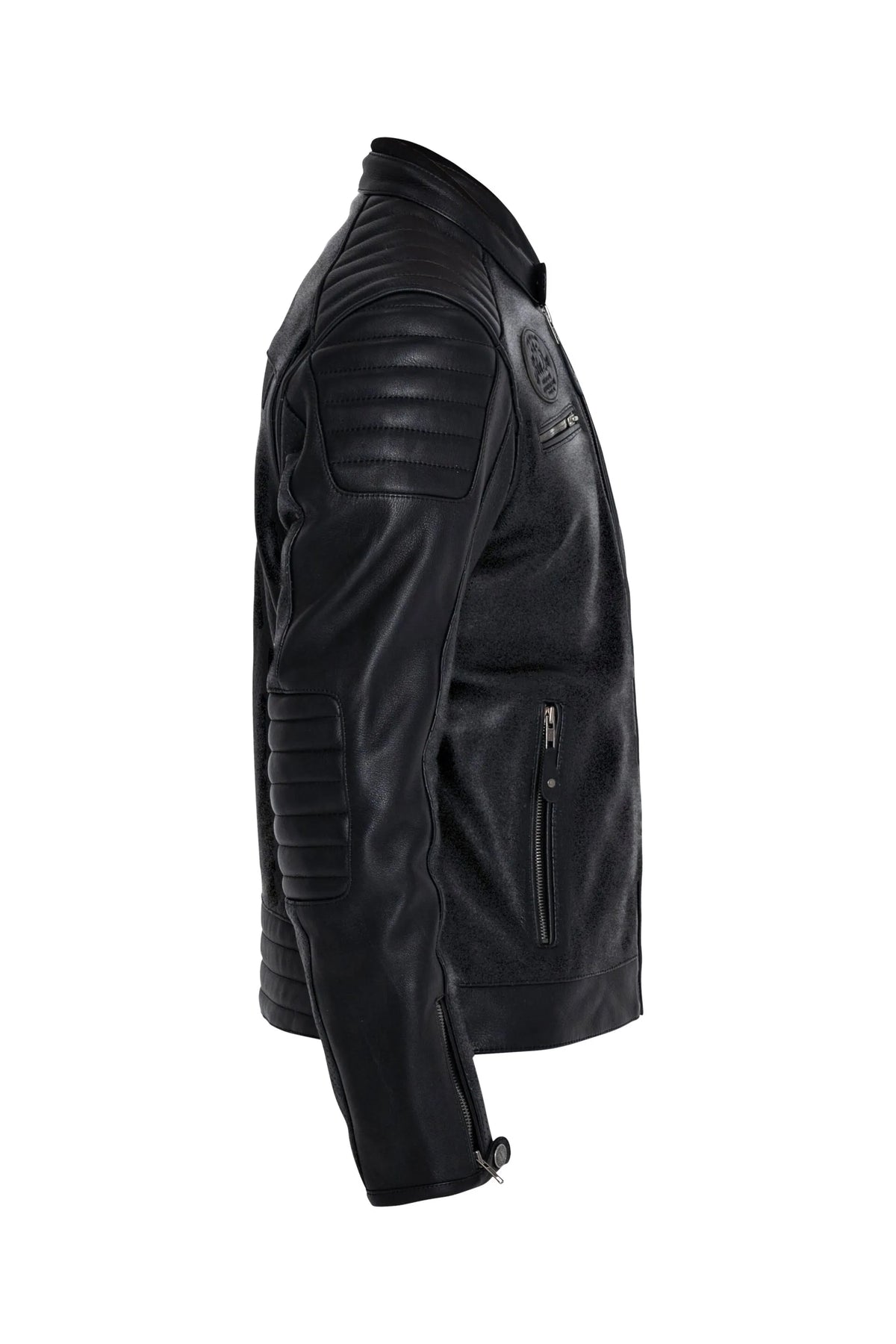 JACKET DEXTER LEATHER BLACK XL
