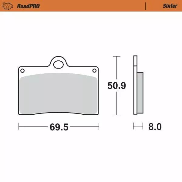 Brake Pad Sinter Front 402001