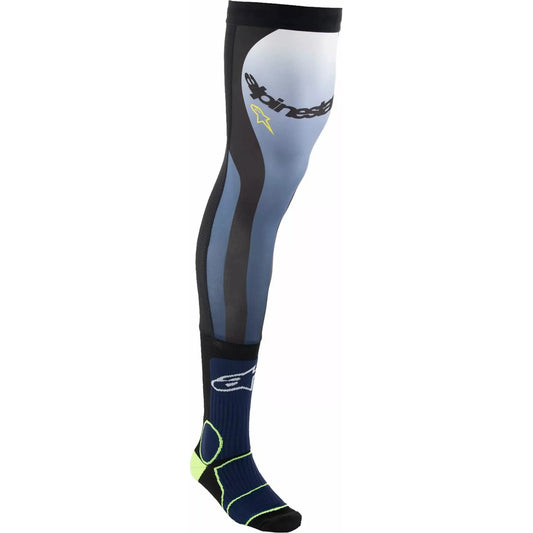 Knee Brace Socks Black/Navy/Yellow