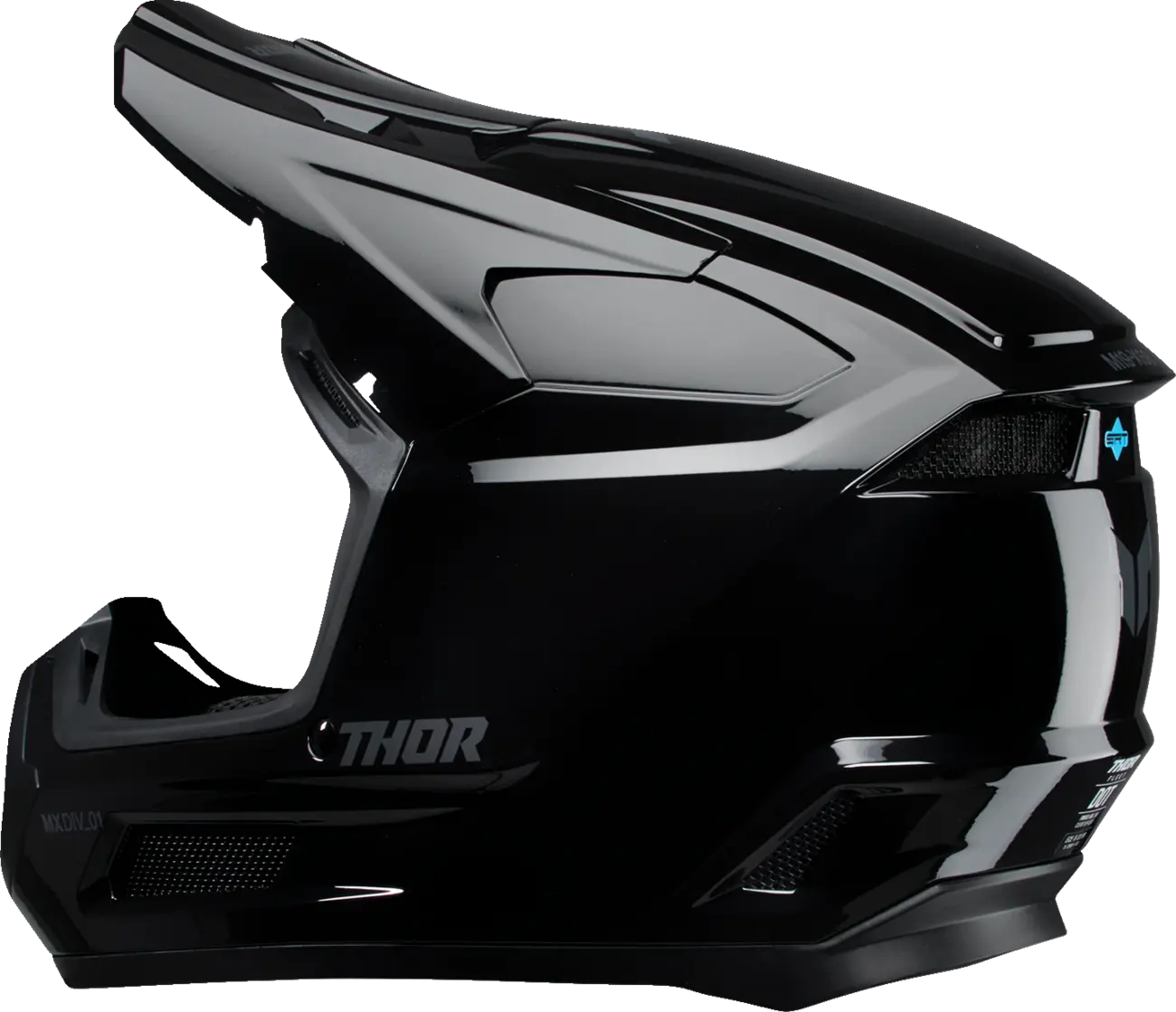HELMET FLEET YTH BLACKOUT GLOSS L