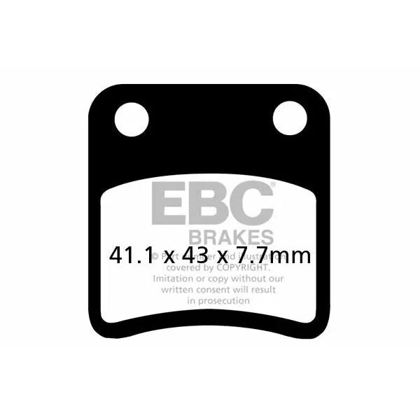 Brake Pad Sfa Series Organic Scooter SFA257