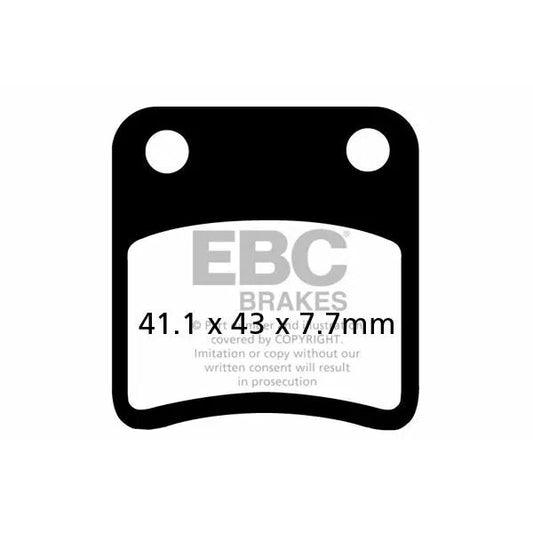 Brake Pad Sfa Series Organic Scooter SFA257