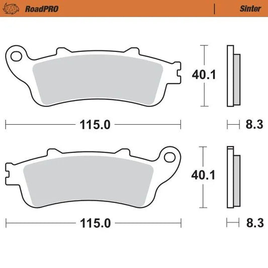 BRAKE PAD SINTER FRONT