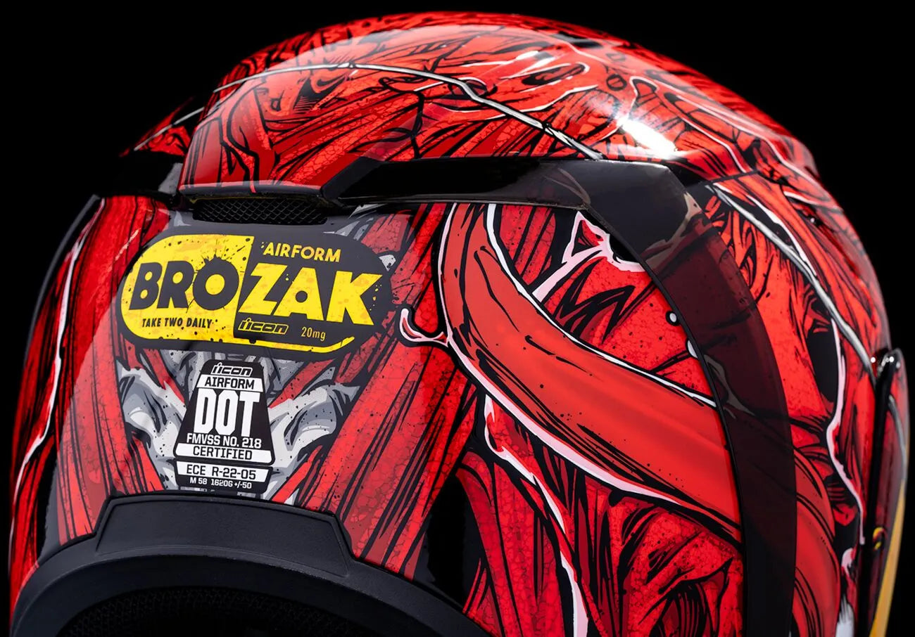 HELMET AIRFORM MIPS BROZAK RED XL