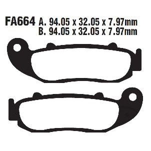 Brake Pad Fa-Series Organic FA664
