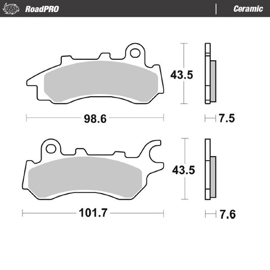 Brake Pad Ceramic 413604