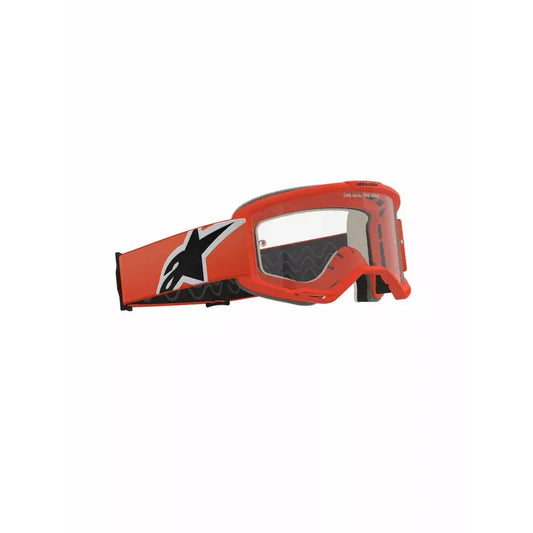 Vision 5 Corp Goggle Orange w/ Clear Lens