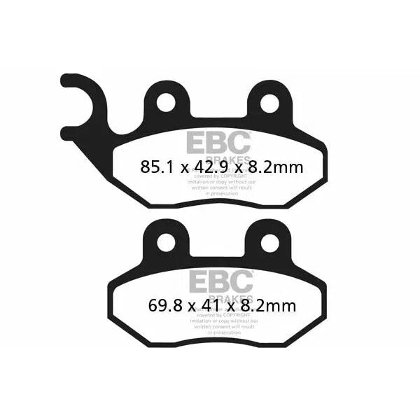 Brake Pad Sfa Series Organic SFA264