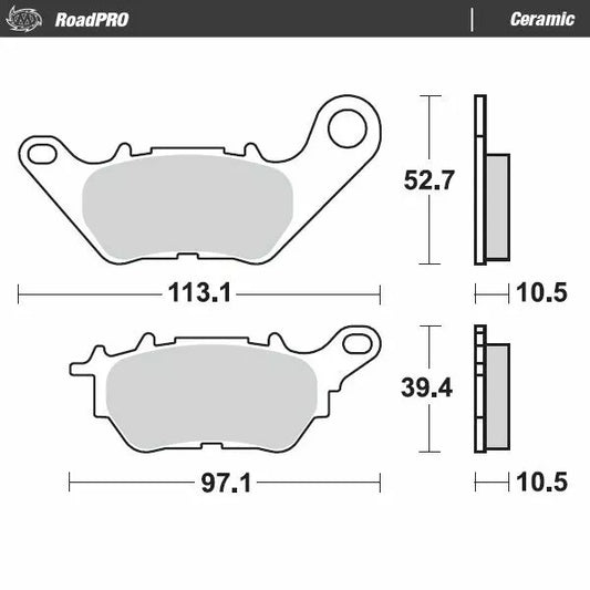 Brake Pad Ceramic 412604