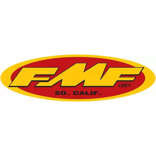 Fmf 23" Oval Stkr(Yel/Rd) 010594