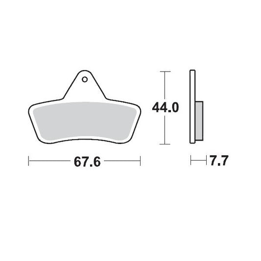 Brake Pad Racing 096811
