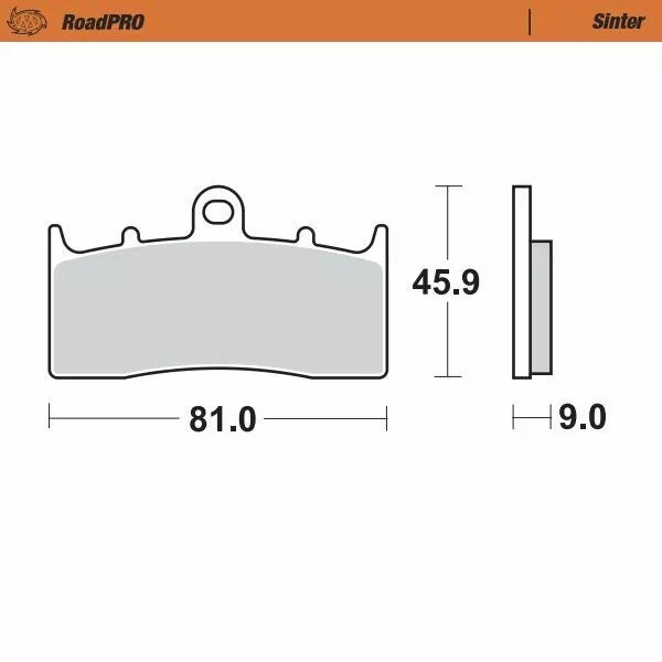 Brake Pad Sinter Front 405901