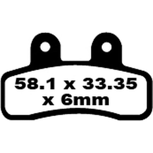 Brake Pad Fa Series Organic FA448