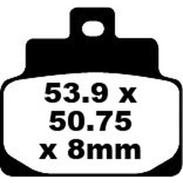 Brake Pad Sfa-Hh Series Sintered Metal Scooter SFA298HH