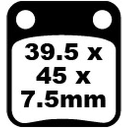 Brake Pad Sfa Series Organic SFA054