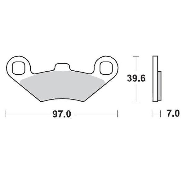 Brake Pad Racing 097511